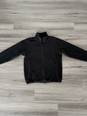 Men's Uniqlo Black Full-Zip Fleece Jacket